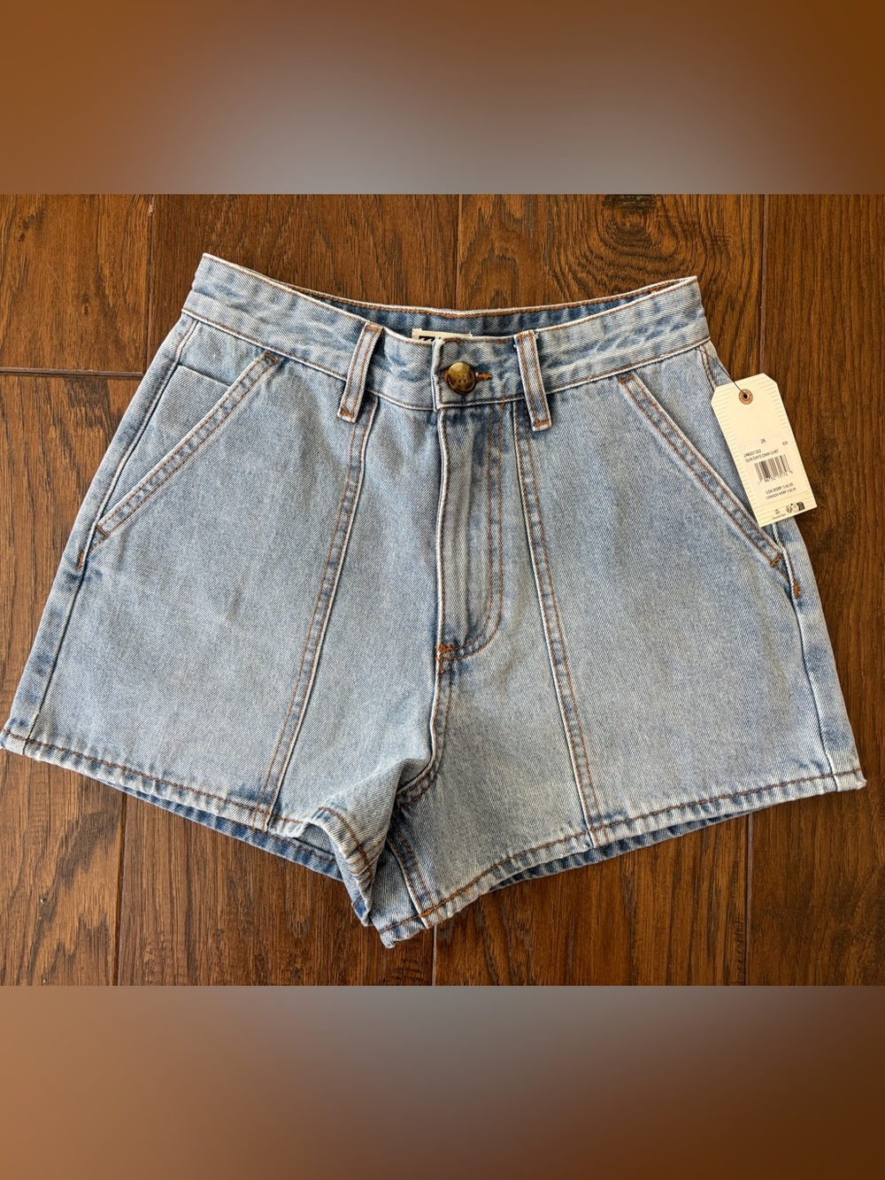 🏖️Billabong Light Blue High-Rise Denim Shorts